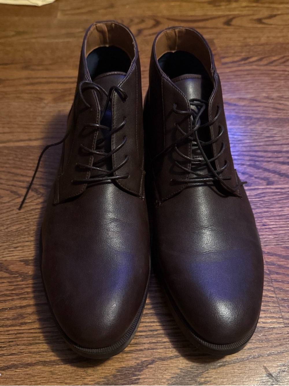 Call It Spring Men's Dark Brown Lace-Up Chukka Boots